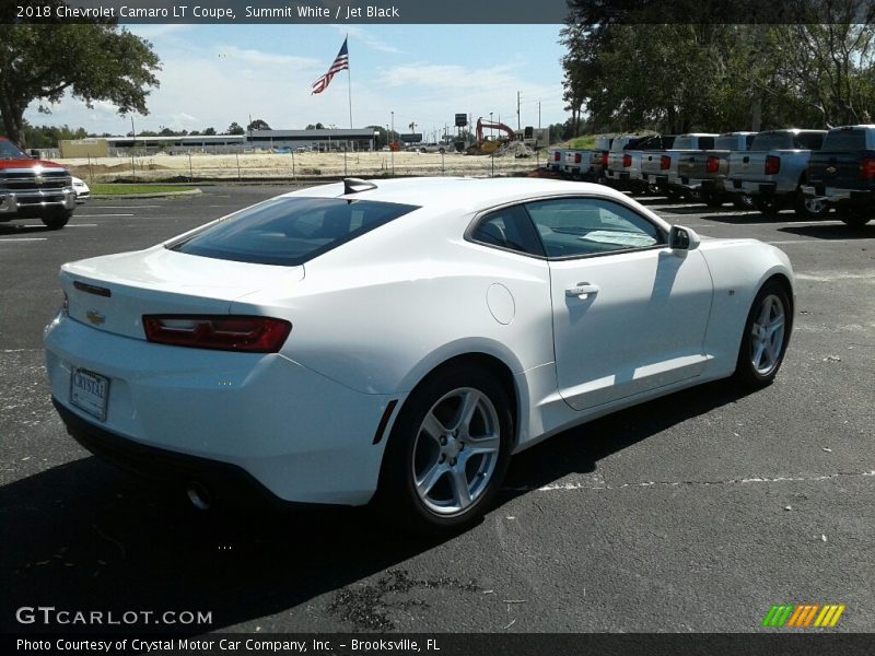 Summit White / Jet Black 2018 Chevrolet Camaro LT Coupe