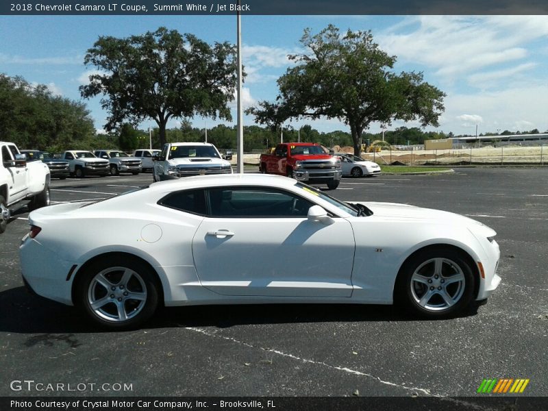 Summit White / Jet Black 2018 Chevrolet Camaro LT Coupe