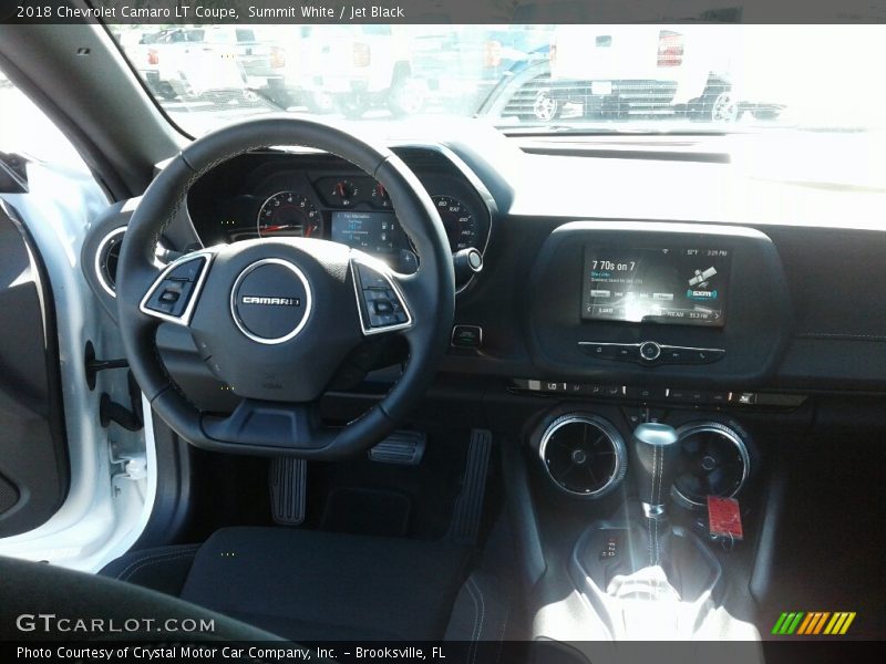 Summit White / Jet Black 2018 Chevrolet Camaro LT Coupe