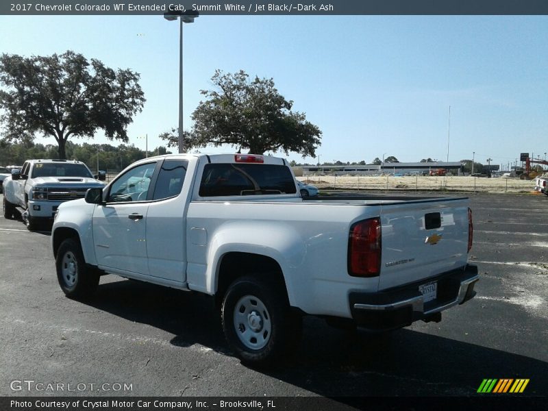 Summit White / Jet Black/­Dark Ash 2017 Chevrolet Colorado WT Extended Cab