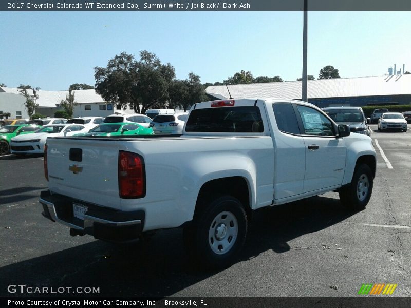 Summit White / Jet Black/­Dark Ash 2017 Chevrolet Colorado WT Extended Cab