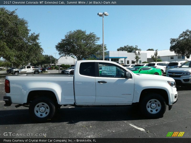 Summit White / Jet Black/­Dark Ash 2017 Chevrolet Colorado WT Extended Cab