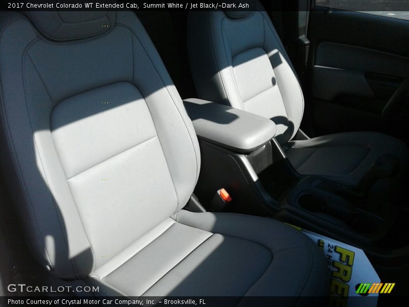 Summit White / Jet Black/­Dark Ash 2017 Chevrolet Colorado WT Extended Cab