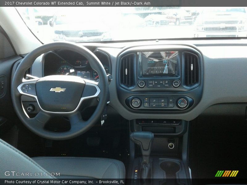 Summit White / Jet Black/­Dark Ash 2017 Chevrolet Colorado WT Extended Cab