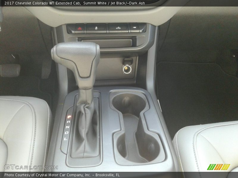 Summit White / Jet Black/­Dark Ash 2017 Chevrolet Colorado WT Extended Cab