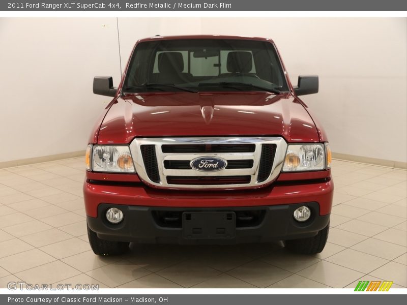 Redfire Metallic / Medium Dark Flint 2011 Ford Ranger XLT SuperCab 4x4