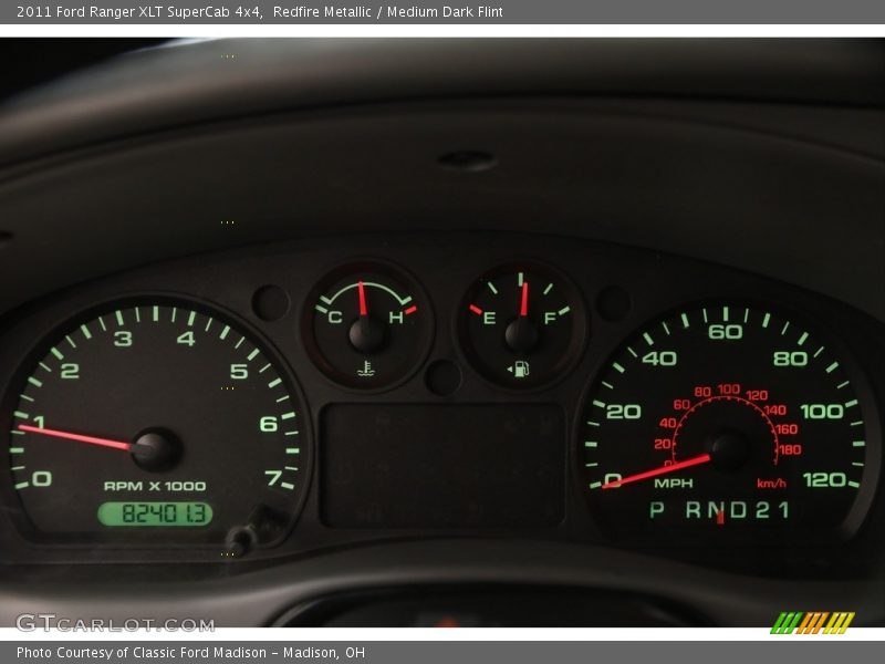 Redfire Metallic / Medium Dark Flint 2011 Ford Ranger XLT SuperCab 4x4