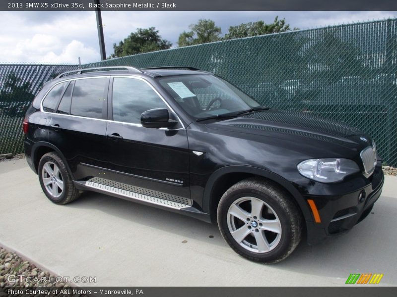 Black Sapphire Metallic / Black 2013 BMW X5 xDrive 35d