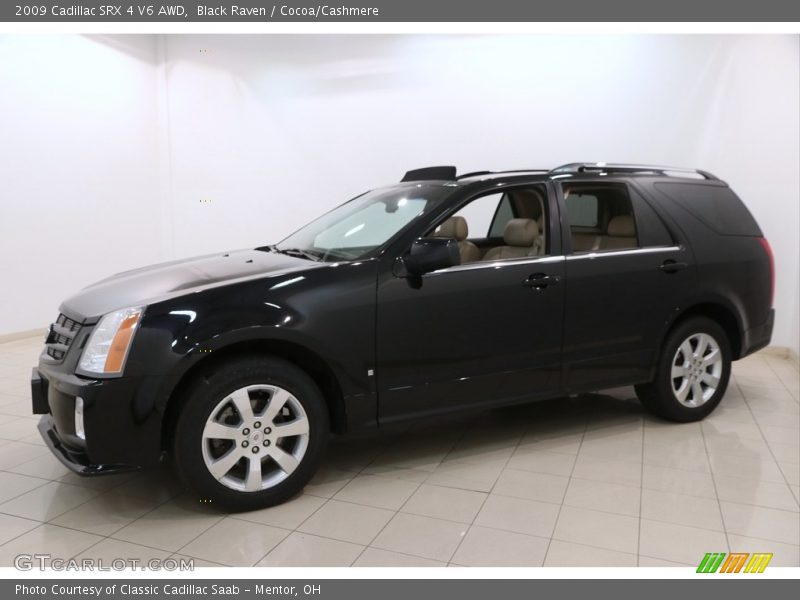 Black Raven / Cocoa/Cashmere 2009 Cadillac SRX 4 V6 AWD