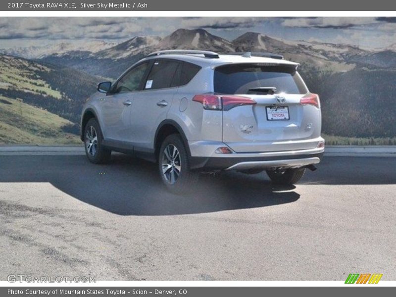 Silver Sky Metallic / Ash 2017 Toyota RAV4 XLE