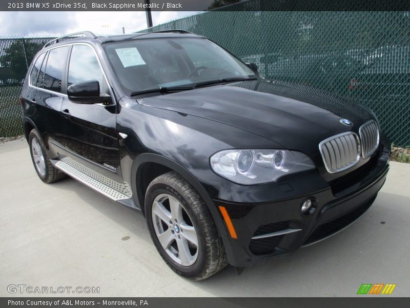 Black Sapphire Metallic / Black 2013 BMW X5 xDrive 35d