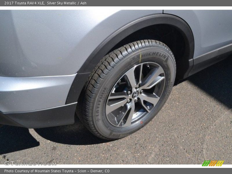 Silver Sky Metallic / Ash 2017 Toyota RAV4 XLE