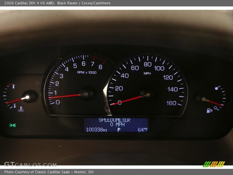 Black Raven / Cocoa/Cashmere 2009 Cadillac SRX 4 V6 AWD