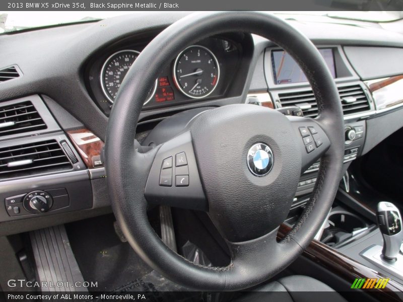 Black Sapphire Metallic / Black 2013 BMW X5 xDrive 35d