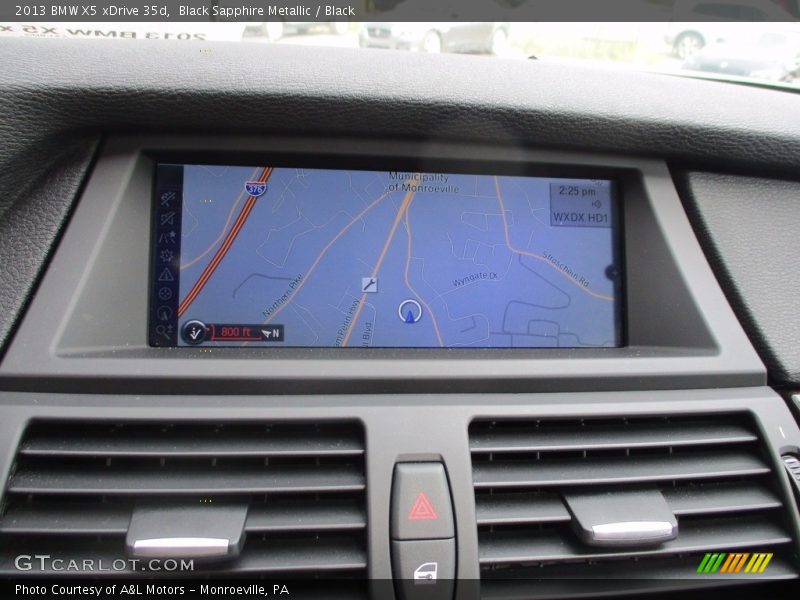 Black Sapphire Metallic / Black 2013 BMW X5 xDrive 35d