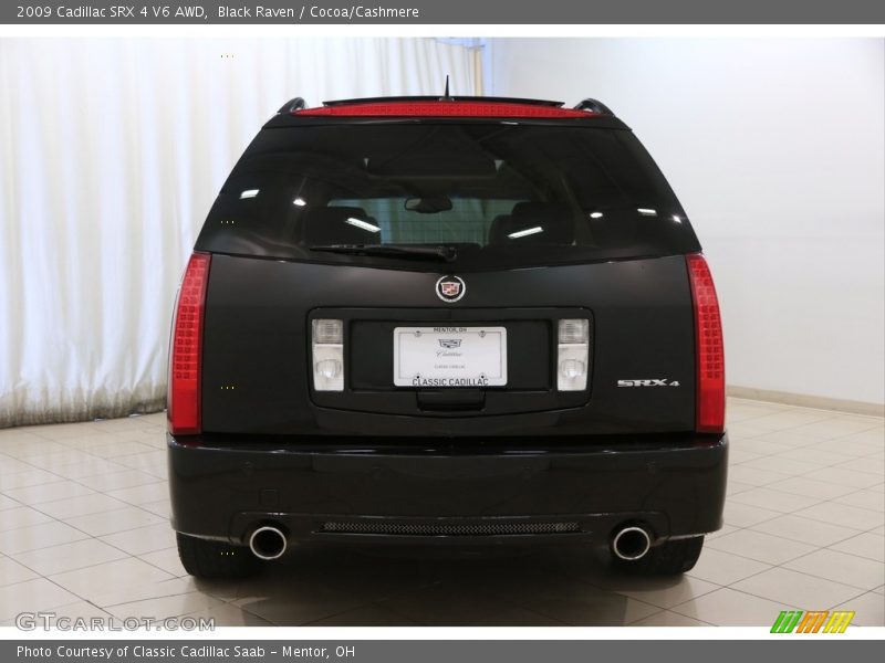 Black Raven / Cocoa/Cashmere 2009 Cadillac SRX 4 V6 AWD