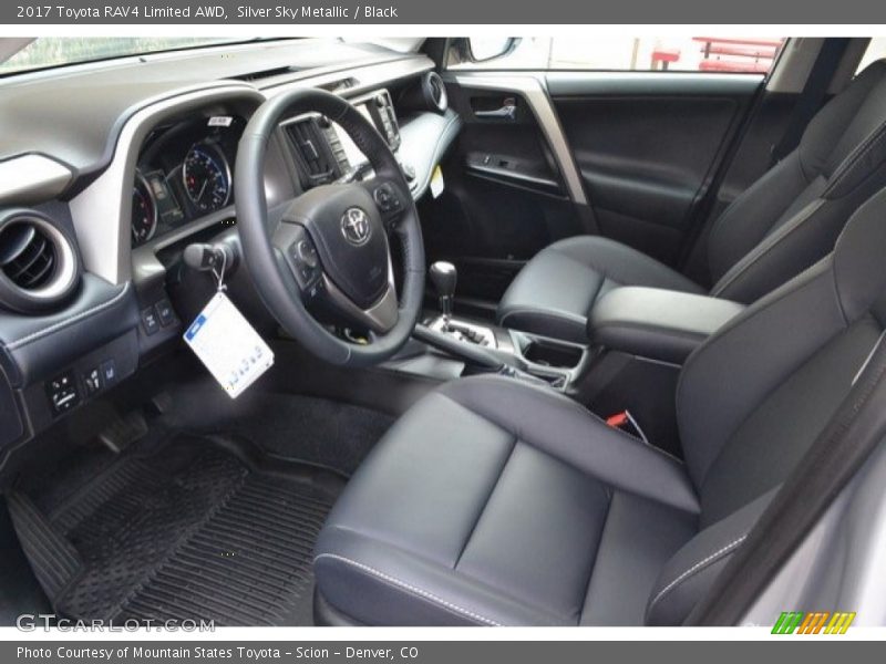 Silver Sky Metallic / Black 2017 Toyota RAV4 Limited AWD