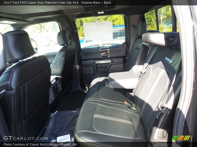 Shadow Black / Black 2017 Ford F450 Super Duty Platinum Crew Cab 4x4