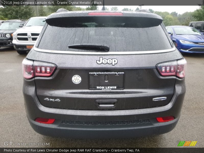 Granite Crystal Metallic / Black 2018 Jeep Compass Latitude 4x4