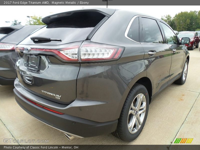 Magnetic Metallic / Ebony 2017 Ford Edge Titanium AWD