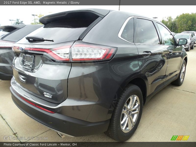 Magnetic Metallic / Ebony 2017 Ford Edge SEL AWD