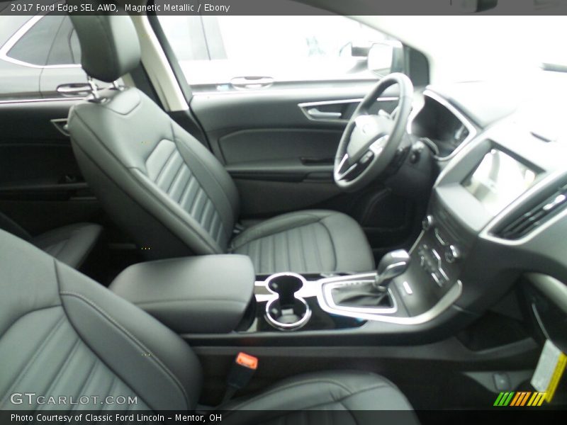 Magnetic Metallic / Ebony 2017 Ford Edge SEL AWD