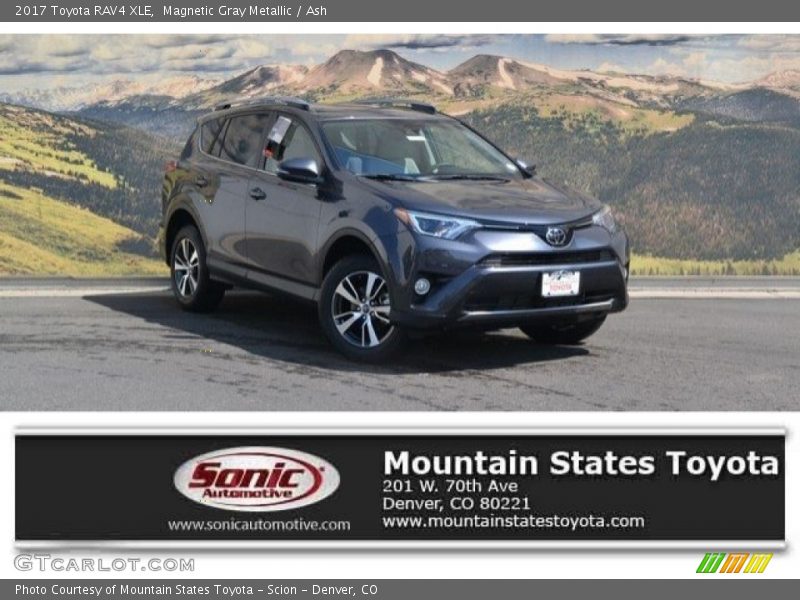 Magnetic Gray Metallic / Ash 2017 Toyota RAV4 XLE