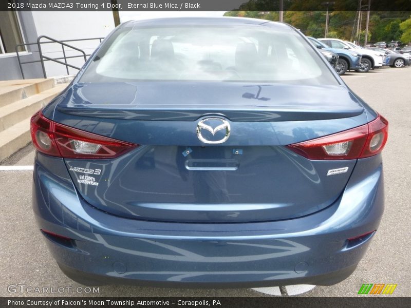 Eternal Blue Mica / Black 2018 Mazda MAZDA3 Touring 4 Door