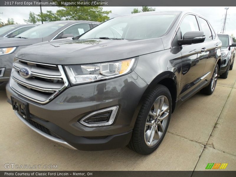 Magnetic Metallic / Ceramic 2017 Ford Edge Titanium AWD