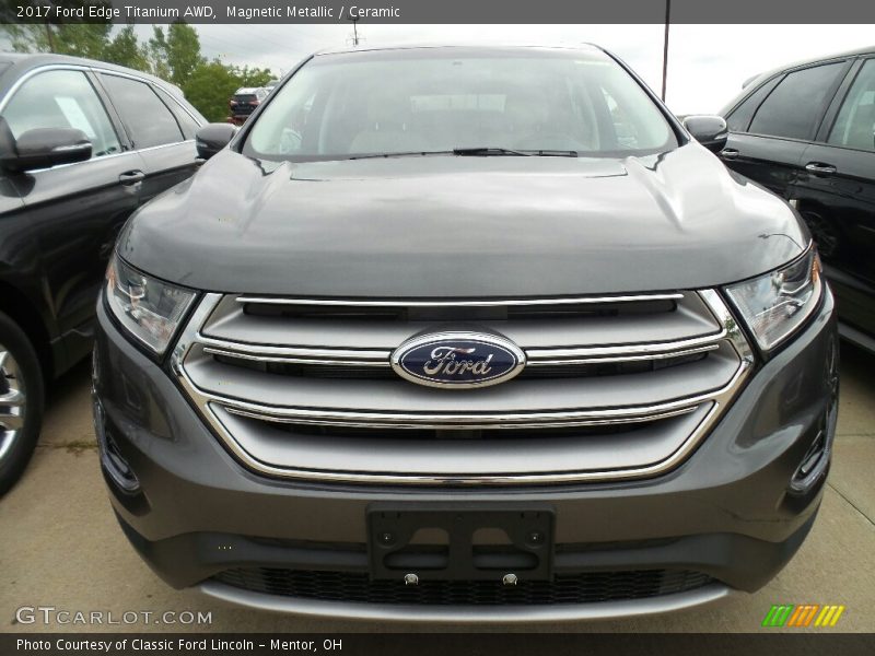 Magnetic Metallic / Ceramic 2017 Ford Edge Titanium AWD