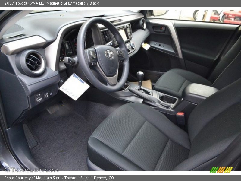 Magnetic Gray Metallic / Black 2017 Toyota RAV4 LE