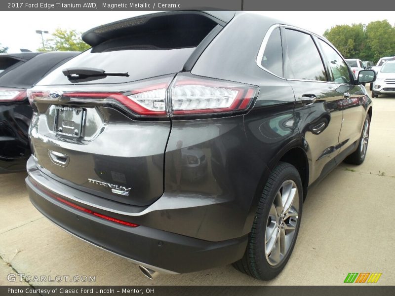 Magnetic Metallic / Ceramic 2017 Ford Edge Titanium AWD
