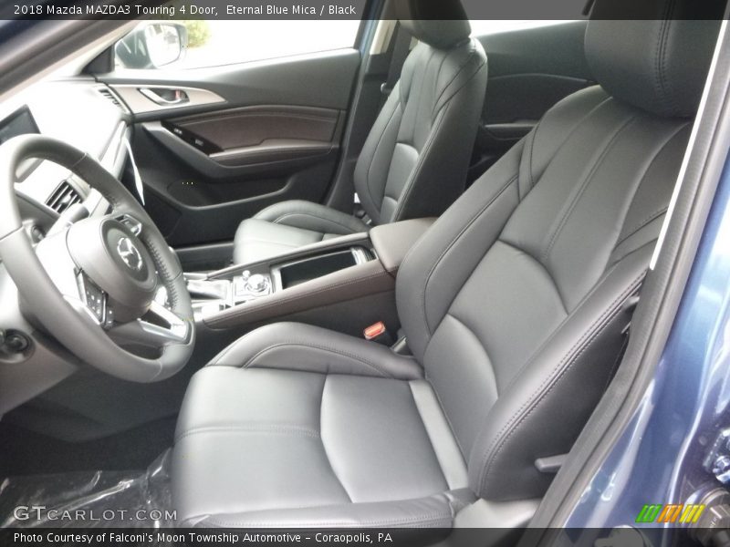 Eternal Blue Mica / Black 2018 Mazda MAZDA3 Touring 4 Door