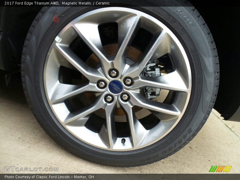 Magnetic Metallic / Ceramic 2017 Ford Edge Titanium AWD