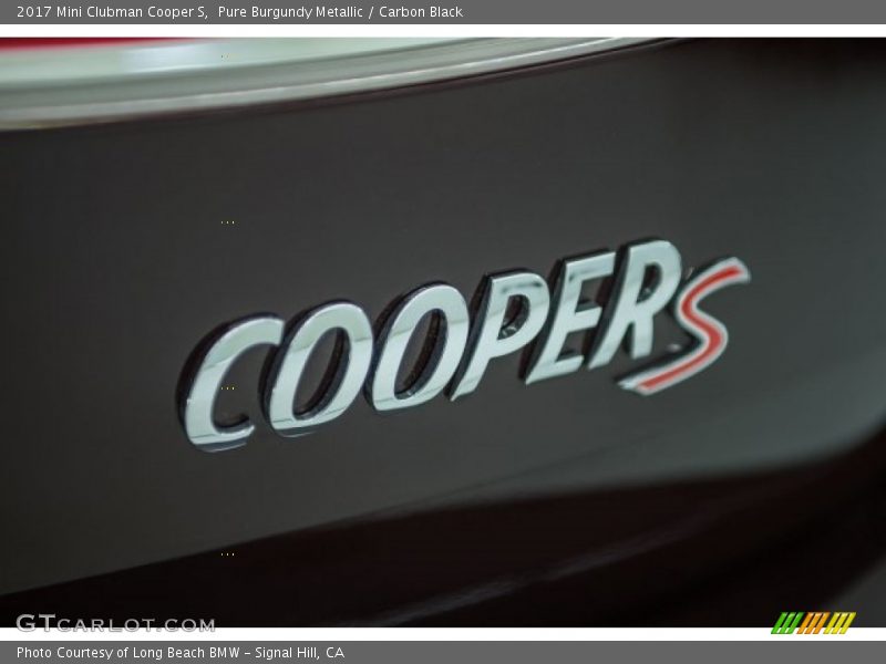 Pure Burgundy Metallic / Carbon Black 2017 Mini Clubman Cooper S