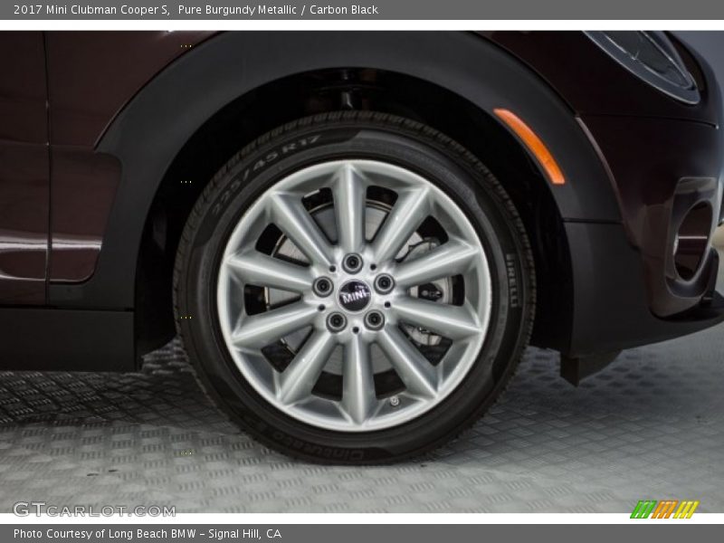 Pure Burgundy Metallic / Carbon Black 2017 Mini Clubman Cooper S