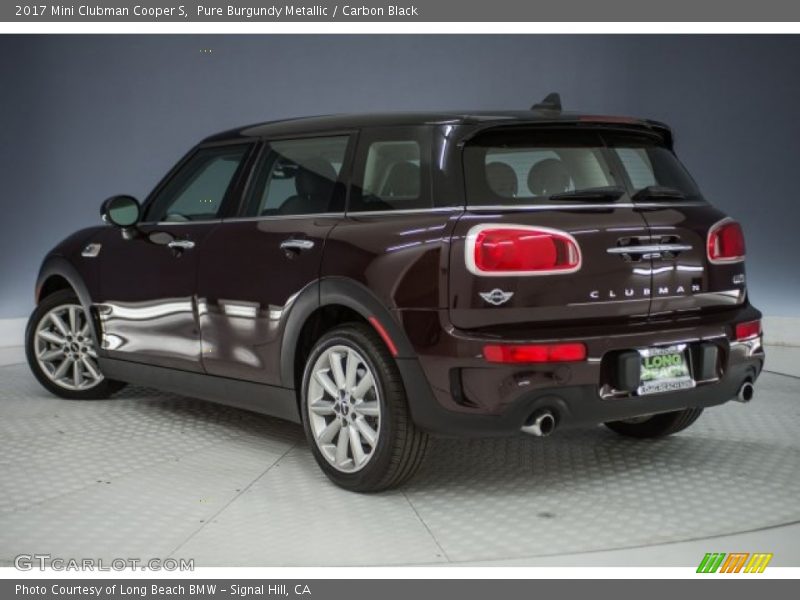 Pure Burgundy Metallic / Carbon Black 2017 Mini Clubman Cooper S