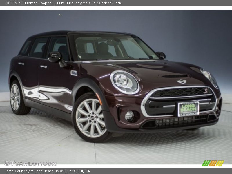Pure Burgundy Metallic / Carbon Black 2017 Mini Clubman Cooper S