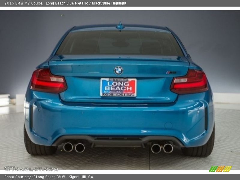 Long Beach Blue Metallic / Black/Blue Highlight 2016 BMW M2 Coupe