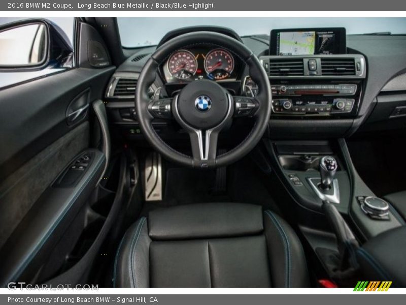 Long Beach Blue Metallic / Black/Blue Highlight 2016 BMW M2 Coupe