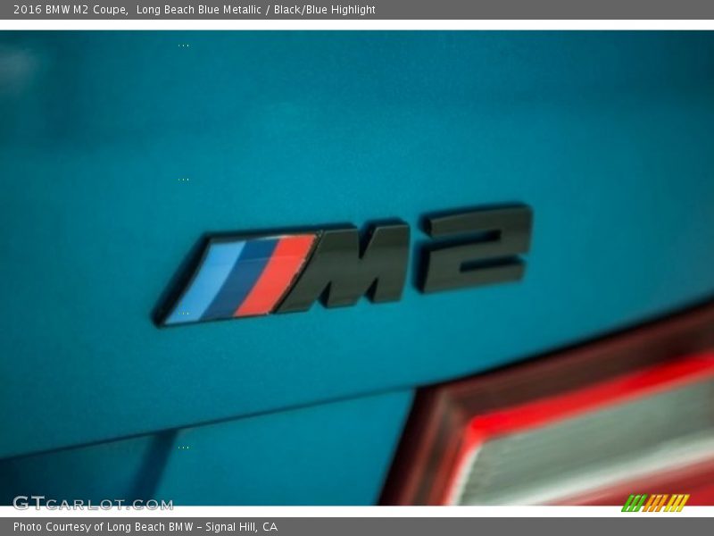 Long Beach Blue Metallic / Black/Blue Highlight 2016 BMW M2 Coupe