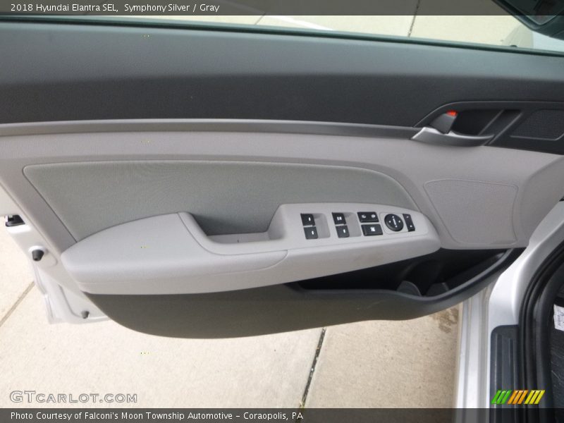 Symphony Silver / Gray 2018 Hyundai Elantra SEL