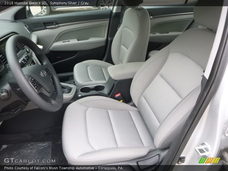 Symphony Silver / Gray 2018 Hyundai Elantra SEL