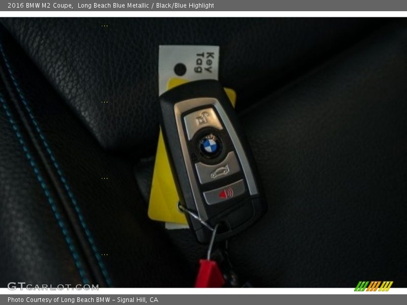 Long Beach Blue Metallic / Black/Blue Highlight 2016 BMW M2 Coupe