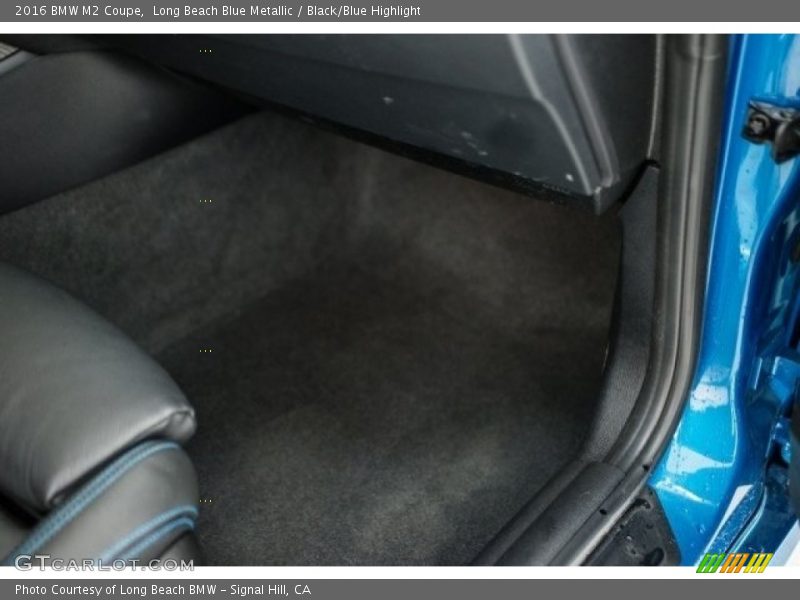 Long Beach Blue Metallic / Black/Blue Highlight 2016 BMW M2 Coupe