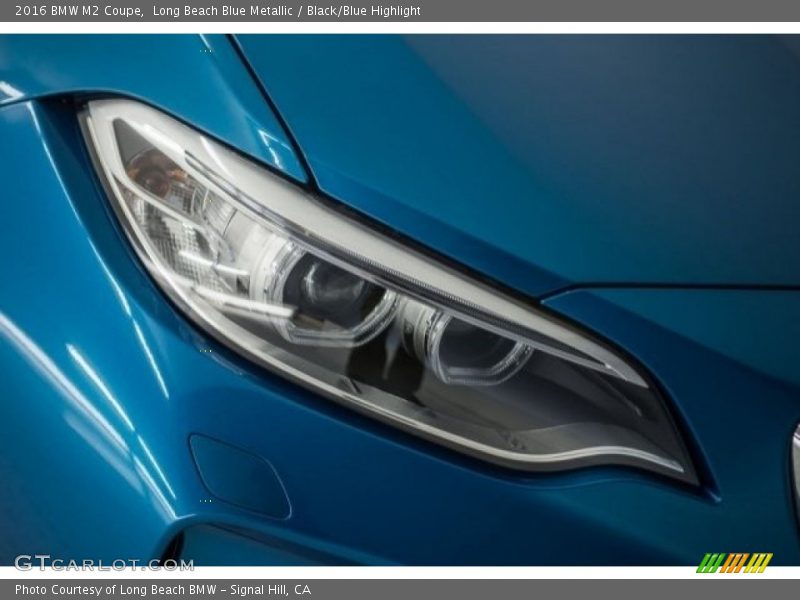 Long Beach Blue Metallic / Black/Blue Highlight 2016 BMW M2 Coupe