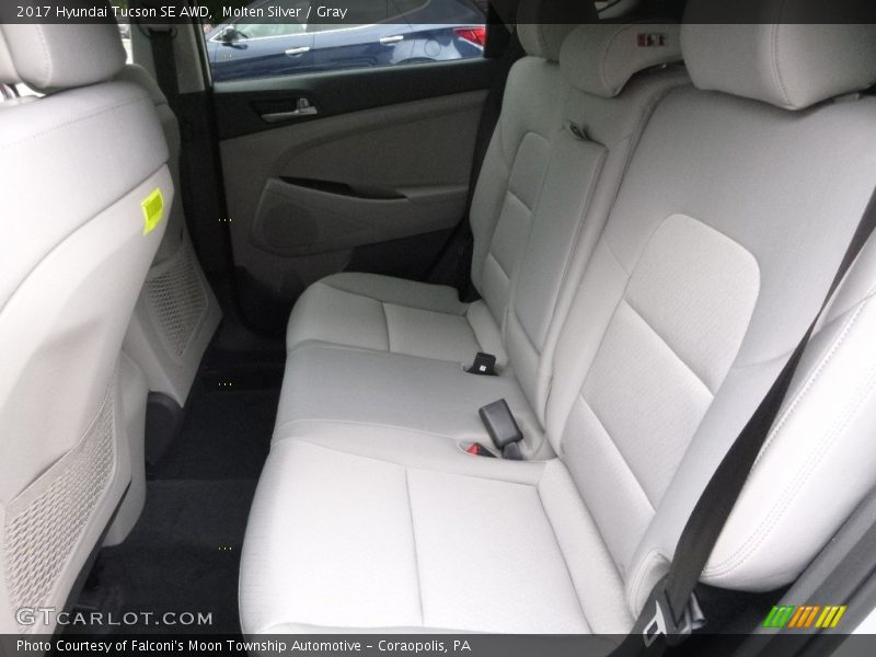 Molten Silver / Gray 2017 Hyundai Tucson SE AWD