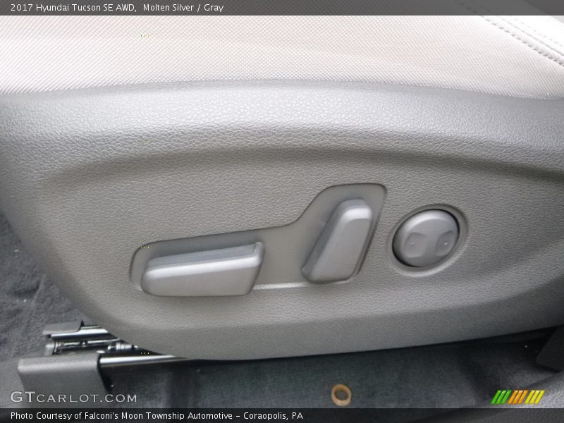 Molten Silver / Gray 2017 Hyundai Tucson SE AWD