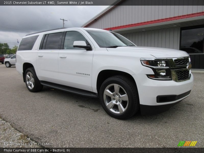 Summit White / Jet Black 2015 Chevrolet Suburban LT 4WD