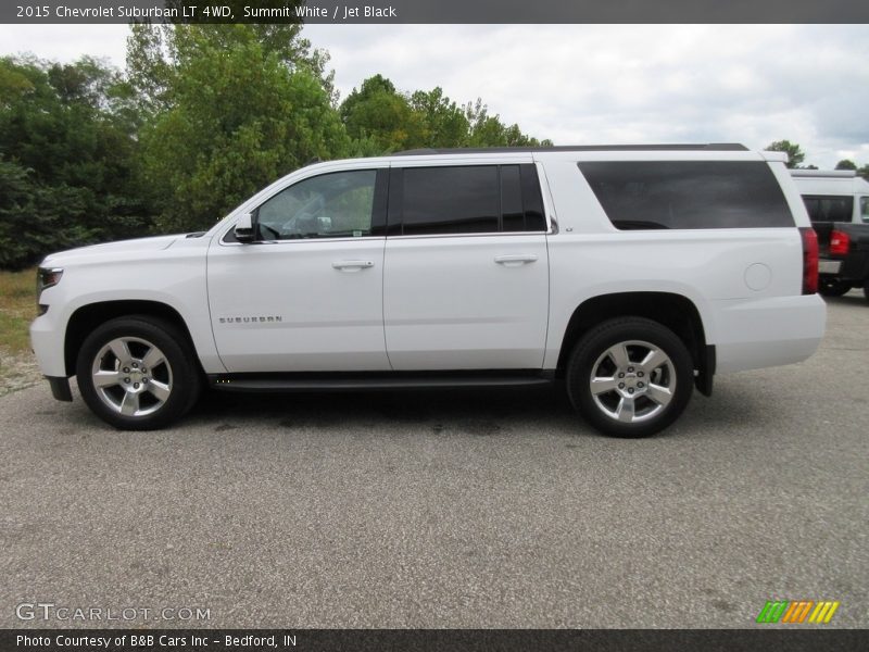 Summit White / Jet Black 2015 Chevrolet Suburban LT 4WD